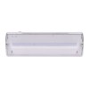 LED nouzové Nouzové svítidlo, výdrž baterie LiFePo4 >3h, těleso plast bílá, kryt plast čirý, LED 4W, 200lm, denní 6500K, Ra80, 230V, IP65, rozměry 352x110x67mm. náhled 1