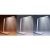 WO64-W Stolní lampa, vyklápěcí rameno, těleso plast, povrch imitace kůže bílá, LED 10W, 490lm, CCT nastav teplota 3000K-6000K, stmív., 230V, IP20, 330x120x300mm náhled 3