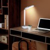 LED lampička Stolní lampa s nočním světélkem, vyklápěcí a natáčecí rameno, těleso plast, povrch bílá a šedá, LED 10W, 800lm, CCT nastav teplota 3000K-6000K, stmív., napájení přes USB, IP20, 450x155x370mm. náhled 7