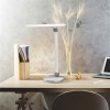 LED lampička Stolní lampa s nočním světélkem, vyklápěcí a natáčecí rameno, těleso plast, povrch bílá a šedá, LED 10W, 800lm, CCT nastav teplota 3000K-6000K, stmív., napájení přes USB, IP20, 450x155x370mm. náhled 8