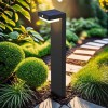 PALERMO Sloupkové venkovní svítidlo, těleso černá, PIR senzor pohybu záběr 120°, dosah 7m, LED 5W, 400lm, teplá 3000K, Ra80, napájení solární panel, baterie, trvale 1h, IP54, 120x114x500mm, svítí dolů. náhled 7