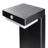 PALERMO Sloupkové venkovní svítidlo, těleso černá, PIR senzor pohybu záběr 120°, dosah 7m, LED 5W, 400lm, teplá 3000K, Ra80, napájení solární panel, baterie, trvale 1h, IP54, 120x114x500mm, svítí dolů. náhled 5
