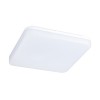 WO730-1 Stropní venkovní svítidlo, těleso plast bílá, difuzor plast opál, LED 15W, 1150lm, neutrální 4000K, Ra80, 230V, IP54, rozměry 220x220x50mm. náhled 1