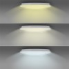 LED SMART WIFI VÝPRODEJ Stropní přisazené svítidlo, těleso kov, difuzor plast opál, LED 28W, 1960lm, Tuya CCT přepínatelná teplota teplá 3000K, neutrální 4000K, denní 6500K, stmív, 230V, Ra80, IP20, rozměry d=380 náhled 3