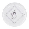 PLAIN Stropní svítidlo, PIR senzor pohybu, dosah 6m, záběr 110°, čas 15s,45s,5min, základna kov, povrch bílá, difuzor plast opál, LED 18W, 1260lm, teplá 3000K, 230V, IP20, tř.1, rozměry d=330mm, h=60mm. náhled 2