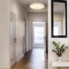 PLAIN Stropní svítidlo, PIR senzor pohybu, dosah 6m, záběr 110°, čas 15s,45s,5min, základna kov, povrch bílá, difuzor plast opál, LED 18W, 1260lm, teplá 3000K, 230V, IP20, tř.1, rozměry d=330mm, h=60mm. náhled 3