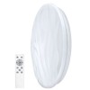 WAVE Stropní svítidlo, kov, povrch bílá, dif plast opál, LED 30W, 2300lm, smart TUYA, WiFi, dálk ovl. (součástí) nebo mob. tel. CCT nast teplota teplá 3000K - denní 6500K, RGB, stmív, d=380mm, h=65mm. náhled 3