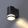 POTENZA Nástěnné venkovní svítidlo, materiál hliník, povrch černá, difuzor plast opál, pro žárovku 1x30W, GU10, 230V, IP54, rozměry d=75mm, h=110mm, svítí dolů. náhled 6