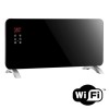 KP01WiFi Elektrický přímotopný radiátor, konvektor, sklokeramický, černá, 2000W, termostat 5°C až 40°C, smart TUYA WiFi, denní a týdenní časovač, display, 230V, IP24, 920x240x430mm náhled 1