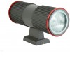 LEAS OLD Nástěnné venkovní bodové svítidlo, těleso hliník, povrch šedočerná, krycí sklo čiré, pro žárovku 2x60W, E27, 230V, IP54, rozměry h=315mm, d=115mm, svítí nahoru/dolů náhled 1
