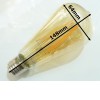 LED žárovka retro vintage filament Světelný zdroj, základna kov, difuzor sklo jantar, žárovka LED 4W, E27, ST64, COB, teplá 2200K, 370lm, Ra80, 230V, rozměry d=64mm, l=148mm náhled 3