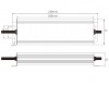 LED zdroj 12V 50W, IP67 Napájecí zdroj pro LED pásky, vstup 230V, výstup 12V, 50W, IP67, rozměry 200x35x25mm, ochrana proti přehřátí, zkratu a přetížení. náhled 9