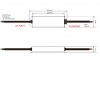 LED zdroj 24V 150W Napájecí zdroj pro LED pásky, vstup 230V, výstup 24V, 150W, IP67, rozměry 		267x35x20mm, ochrana proti přehřátí, zkratu a přetížení náhled 7