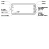 BOLO Sada - RF bezdrátový ovladač + přijímač,  pro řízení RGBW-CCT LED pásků, 12V/180W, 24V/360W, 5x6A/kanál, max 15A současně, dosah 30m, rozměry 122x37x21mm. náhled 5