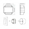SMART Tuya WiFi stmívač RF přijímač, stmívač smart Tuya WiFi, na 0-10V, nebo 1-10V, 20mA, 230V, IP20, plast, bílá, rozměry 52x52x26mm, do KU68 náhled 19