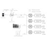 SMART Tuya WiFi stmívač RF přijímač, stmívač smart Tuya WiFi, na 0-10V, nebo 1-10V, 20mA, 230V, IP20, plast, bílá, rozměry 52x52x26mm, do KU68 náhled 20