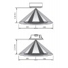 SMART PIR PIR - Přisazený nebo vestavný senzor pohybu pro osvětlení, bílý, záběr 360°, dosah až 8m, čas sepnutí 5s-60min, soumrak 1-2000lx, montážní výška 2,2-4m, smart Tuya WiFi, 230V, IP20, rozměry d=92mm náhled 4