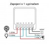 SMART Spínací jednotka, 16A, 230V Spínací jednotka 1 kotakt, fce zap/vyp, ovládání smart systémem Tuya Zigbee 3.0, 1x16A, dosah 30m, 230V, IP20, rozměry 41x41x20mm do KU68 náhled 2