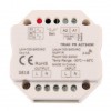 Přijímač stmívač dimLED TRIAK PR ACT240W RF přijímač pro příméTRIAC stmívání LED svítidel a LED žárovek zátěž max 240W, 1A, napájení 230V, dosah až 30m, rozměry 52x52x28mm do KU68, lze spárovat max 10 vysílačů na 1 přijímač náhled 3