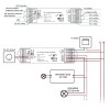 Dimmer TRIAC RF přijímač stmívač TRIAC pro LED 230V, zátěž max 1A, 240W, dosah až 30m, rozměry 175x45x27mm,  max 10 vysílačů na 1 přijímač. náhled 5