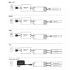 dimLED Tuya PR 5K LED ovladač přijímač pro LED pásky, ovl. telef smart systém Tuya, Wifi, RGBW-CCT 5CH, nastavení teploty světla, stmívání, zap/vyp, napájení 5x3A, 12V, 36W/ch,180W, 24V 72W/ch, 360W, rozm 114x38x20mm náhled 4