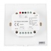 Ovladač dimLED OV KN1K RF bezdrátový přijímač, stmívač TRIAC 230V, 200W, stmívání 0-100%, dosah až 30m, rozměry 86x86x48,5mm, lze spárovat max 10 vysílačů na 1 přijímač náhled 3