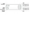 RF 0-10V 4CH 4CH RF přijímač pro stmívání LED pásků pro 0-10V a 1-10V, napájení 12V DC nebo 85-265VAC, výstup 	4x(0-10)VDC, 40mA/kanál, rozměry 	114×38×20 mm,  lze spárovat max 10 vysílačů na 1 přijímač. náhled 3