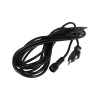 STL 5m Napájecí kabel pro spojovatelný venkovní párty řetěz, materiál plast, povrch černá, 230V, spojka IP65, l=5m náhled 1