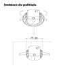 EMD2W svítidlo Podhledové nouzové svítidlo plast bílá, SA - pro běžné i nouzové svícení, LED 2W, 160lm/200lm, denní 6000K, záloha 2h, 230V, IP20, tř.2, rozměry d=97,8mm, h=33,5mm. náhled 6
