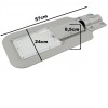 RS100W Svítidlo pro veřejné osvětlení, těleso kov, povrch sv. šedá, LED 100W, 11000lm, neutrální 4500K, Ra80, 230V, IP65, rozměry 570x85x240mm, mont na výložník d=55mm. náhled 6