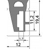 NEON Silikonový profil, BOČNĚ OHEBNÝ, pro instalaci LED pásků šířky max w=10mm, s příkonem pásku max w=12W/m, rozměry 12x19mm, cena za 1m náhled 3