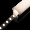 SOP1818 Vestavný silikonový profil, obloukový, pro instalaci LED pásků šířky max w=11mm, s příkonem pásku max w=9,6W/m, rozměry 18x18mm, cena za 1m náhled 2