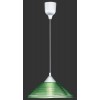 DIEGO Závěsné svítidlo, těleso plast, povrch hliník, sklo opál, imitace vroubkování, pro žárovku 1x60W, E27, 230V, IP20, tř.1, d=300mm, závěsný kabel l=1250mm, lze zkrátit. náhled 3