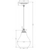 JASMIN VÝPRODEJ Závěsné svítidlo, tvar hruška, materiál kov, povrch měděná antická zašlá, pro žárovku 1x40W, E14, 230V, IP20, tř.1, d=190mm, závěs l=1500mm, lze zkrátit. náhled 11