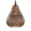 JASMIN VÝPRODEJ Závěsné svítidlo, tvar hruška, materiál kov, povrch měděná antická zašlá, pro žárovku 1x40W, E14, 230V, IP20, tř.1, d=190mm, závěs l=1500mm, lze zkrátit. náhled 1