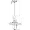 FISHERMAN VÝPRODEJ Závěsné svítidlo, materiál kov, povrch měděná zašlá, imitace opotřebení, sklo čirá, pro žárovku 1x40W, E27, 230V, IP20, tř.1, d=320mm, závěs l=1500mm, lze zkrátit. náhled 11