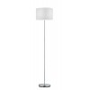 JOJO Stojací lampa, základna kov, povrch nikl mat, kryt textil opál, pro žárovku 1x60W, E27, 230V, IP20, tř.1, d=350mm, l=1600mm, vypínač na kabelu. náhled 2