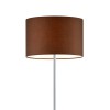 JOJO Stojací lampa, základna kov, povrch nikl mat, kryt textil opál, pro žárovku 1x60W, E27, 230V, IP20, tř.1, d=350mm, l=1600mm, vypínač na kabelu. náhled 6