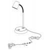 NARCOS Stolní lampa, husí krk, materiál kov, povrch nikl mat, difuzor plast opál, LED 1x4,7W, teplá 3000K, 470lm, 230V, IP20, tř.1, přímé stmív LED, rozměry 150x230x380mm, vč. vypínače. náhled 6