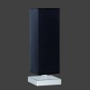 PIET VÝPRODEJ Stolní lampa, materiál kov, povrch nikl mat, stínítko textil antracit, pro žárovku 1x40W, E14, 230V, IP20, tř.1, přímé stmív, rozměry 120x120mm, h=355mm, vypínač na kabelu. náhled 4