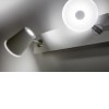 NARCOS Stropní svítidlo, nastavitelný směr svícení, materiál kov, povrch bílá mat, difuzor plast opál, LED 2x6W, teplá 3000K, 2x550lm, 230V, IP20, tř.1, rozměry 285x160x95mm, vč. vypínače náhled 5