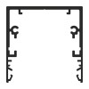 CORNER PROFIL 53x53mm Stropní, přisazený profil pro LED pásky, materiál hliník, povrch elox šedostříbrný mat, max šířka LED pásků w=32mm, rozměry 53x53mm, l=4000mm náhled 5