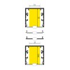 CORNER PROFIL 53x53mm Stropní, přisazený profil pro LED pásky, materiál hliník, povrch elox šedostříbrný mat, max šířka LED pásků w=32mm, rozměry 53x53mm, l=4000mm náhled 6