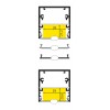 CORNER PROFIL 53x53mm Stropní, přisazený profil pro LED pásky, materiál hliník, povrch elox šedostříbrný mat, max šířka LED pásků w=32mm, rozměry 53x53mm, l=4000mm náhled 7