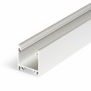 FICARIA PROFIL, 23x25,1mm Přisazený, závěsný profil pro LED pásky, materiál hliník, povrch bílý, max šířka LED pásků 20mm, rozměry 23x25,1mm, l=2000mm náhled 9