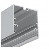 JANOS 53x53mm Přisazený, závěsný profil pro LED pásky, materiál hliník, povrch elox šedostříbrný, rozměry 53x53mm, délka l=2000mm. náhled 1
