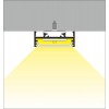 NUPHAR PROFIL33 FLAT 33,4x12,8mm Přisazený profil pro LED pásky, materiál hliník, povrch bílý, max šířka LED pásků w=30mm, rozměry 33,4x12,8mm, l=2000mm náhled 7