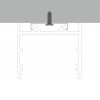 NUPHAR PROFIL33 FLAT 33,4x12,8mm Přisazený profil pro LED pásky, materiál hliník, povrch bílý, max šířka LED pásků w=30mm, rozměry 33,4x12,8mm, l=2000mm náhled 10