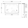 NUPHAR koncovka profilu 07 Koncovka profilu pro LED pásky bez otvoru, obdélníková, materiál ABS, povrch černá, 1ks v balení, rozměry 44,4x24x12,5mm náhled 2