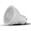 VT-5164 VÝPRODEJ LED žárovka 5W, 400lm, GU10, Ra80, vyzař úh 100°,230V, pom aplikace Google Assistant, Amazon Alexa nast teplota CCT 2700K-6400K, stmívat, RGB, 230V, d=50mm náhled 3